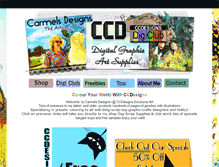 Tablet Screenshot of carmelsdesigns.com